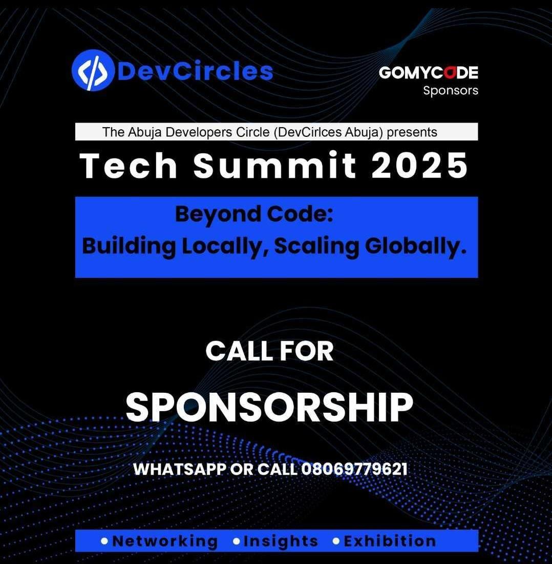 DevCircles Tech Summit 2025 Flyer